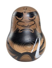 Boneca Daruma de madeira - 12x12x15cm pintada à mão, assinada criativa 'Sosaku' Kokeshi, usado comprar usado Boneca Daruma de madeira - 12x12x15cm pintada à mão, assinada criativa 'Sosaku' Kokeshi, usado comprar usado  Enviando para Brazil