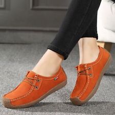 Sapatos femininos sem salto tênis de couro feminino mocassins de caminhada sapatos femininos, usado comprar usado  Enviando para Brazil