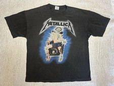 Camiseta Vintage Metallica Kill Em All 1987 Tamanho Grande Preta Vermelha Banda Gráfica comprar usado  Enviando para Brazil