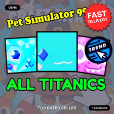 🔥RESTOCK + DESCONTOS🔥 SIMULADOR DE ANIMAIS 99 ANIMAIS DE ESTIMAÇÃO TITANIC | PS99 - PET SIM 99 comprar usado  Enviando para Brazil