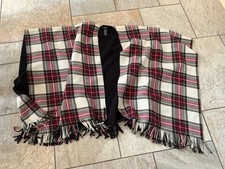 Studio tartan fringes for sale  WREXHAM