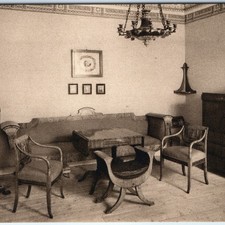1830s Ystad, Suécia Nordiska Museet Room 70 interior lustre sofá arte A360, usado comprar usado  Enviando para Brazil