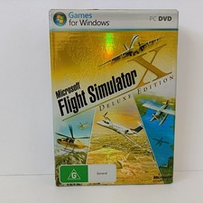 Microsoft Flight Simulator X - Deluxe Edition PC 2006 com caixa manual e discos comprar usado  Enviando para Brazil