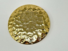 Vintage goldtone hammered for sale  Angola