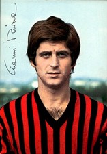 Cartolina calciatore milan usato  Italia