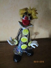 Murano joli clown d'occasion  Vernet-les-Bains
