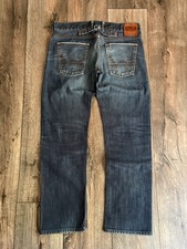 Calça jeans japonesa vintage Edwin desgastada tamanho 32 Selvage rara comprar usado  Enviando para Brazil