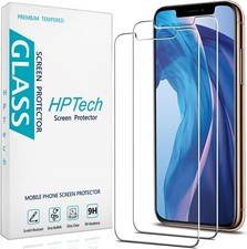 Protetor de tela HPTech pacote com 2 vidro temperado iPhone 8p 7p 6sp 6p NOVO caixa aberta, usado comprar usado  Enviando para Brazil