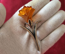 Broche ancienne ambre d'occasion  Dinan