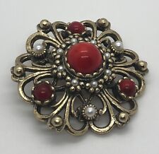 Spilla vintage floreale usato  Alessandria
