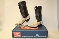 Botas ocidentais femininas Tony Lama tamanho 7 M couro cobra genuína feitas nos EUA 1401L, usado comprar usado  Enviando para Brazil