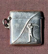 Solid silver vesta for sale  GULLANE