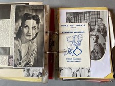 Scrapbook autographs comedians for sale  UK