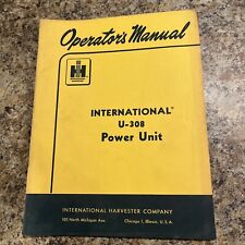 Motor de irrigação original International Harvester Operator Manual U308 PowerUnit comprar usado Motor de irrigação original International Harvester Operator Manual U308 PowerUnit comprar usado  Enviando para Brazil