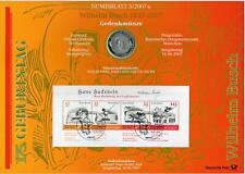 Brd numisblatt 2007 gebraucht kaufen  Deutschland