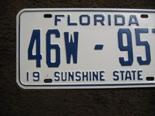 1962 florida license for sale  Bridgeport