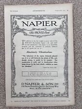 Rare 1923 napier for sale  BURRY PORT