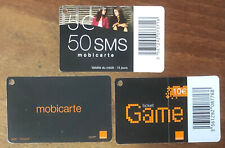 Orange mobicarte sms d'occasion  Expédié en Belgium