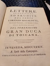 Libro lettere scientifiche usato  Gardone Riviera