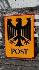 Emailschild emailleschild post gebraucht kaufen  Deutschland
