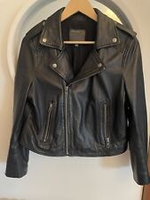 Muubaa black leather for sale  STAFFORD