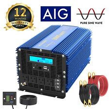 Transistores CA EUA inversor de potência onda senoidal pura 3000W/6000W 12V DC para 110V~120V comprar usado  Enviando para Brazil