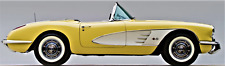 Carro de corrida Corvette Chevrolet Chevy 1 clássico Hot Rod metal 55 12 57 18 1963 1957  comprar usado  Enviando para Brazil