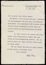 Brief KATIA MANNs an Herrn MAYER, München, 1957★SIGNIERT★Briefpapier Thomas Mann, usado comprar usado  Enviando para Brazil