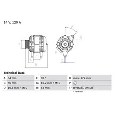 Bosch lichtmaschine fiat gebraucht kaufen  Idar-Oberstein