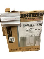 Armário de remédios para banheiro branco Glacier Bay 33155, 23x28 pol SOMENTE PEÇAS, usado comprar usado  Enviando para Brazil