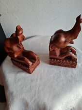 Buchstützen holz elefanten gebraucht kaufen  Mannheim