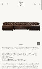 Restoration hardware sectional for sale  New York