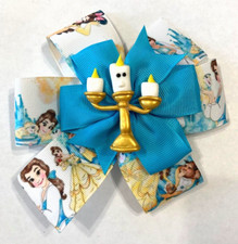 Bela Lumiere de A Bela e a Fera Inspirado Hair Bow para meninas. comprar usado  Enviando para Brazil