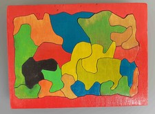 Puzzle rahmenpuzzle holz gebraucht kaufen  Magstadt