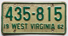 West virginia 1962 for sale  Bloomsburg
