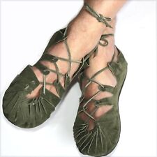 Bundschuhe leder grün gebraucht kaufen  Hildesheim