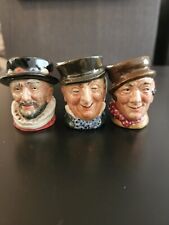 Miniature character jugs for sale  WALSALL