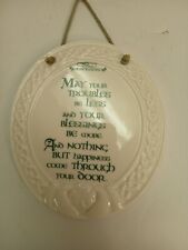 Irish blessing plaque for sale  Athens