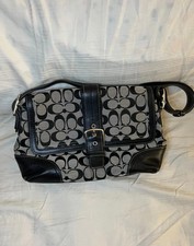 Coach black leather for sale  Glenwood