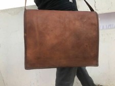 Bolsa satchel de couro vintage masculina mensageiro ombro presente para amor uma vez comprar usado  Enviando para Brazil