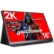 Usado, Monitor para jogos UPERFECT 120Hz 16" 2K monitor de PC 2560x1600 monitor portátil 16:10 comprar usado  Enviando para Brazil