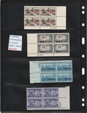 Plate blocks stamps for sale  Astoria