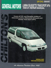 Manual de reparo Chilton: GM Lumina, Silhouette & Trans Sport APVs 1990-1991. comprar usado  Enviando para Brazil
