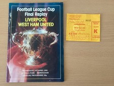 1981 league cup for sale  WELLING