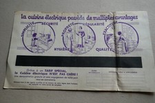 Facture 1935 electricite d'occasion  Biganos