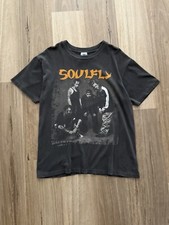 Camiseta Vintage 1998 Soulfly Azul Uva Sepultura Band Tamanho Médio comprar usado  Enviando para Brazil