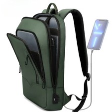 Mochila masculina empresarial fina tablet leve mochila de viagem bolsa para laptop nova comprar usado  Enviando para Brazil