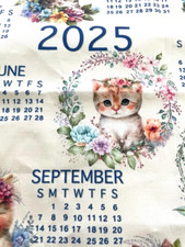Linen hanging calendar for sale  Otter Lake