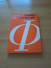 Ddr tabellen formeln gebraucht kaufen  Annaberg-Buchholz, Mildenau