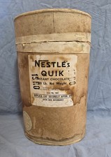 RARO NESTLE'S QUIK VINTAGE Chocolate em Pó Instantâneo Nesquik Cones e Tubos Têxteis comprar usado  Enviando para Brazil